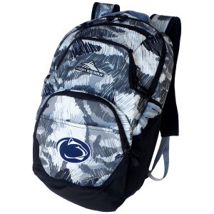 white camo backpack with Athletic Logo image